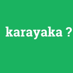karayaka