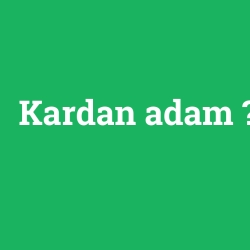 Kardan adam foto galeri