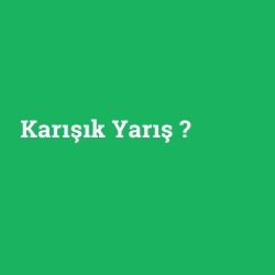Karışık Yarış foto galeri