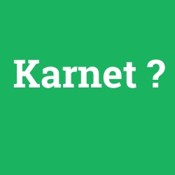 Karnet