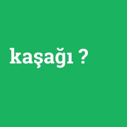 kaşağı