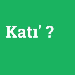 Katı'