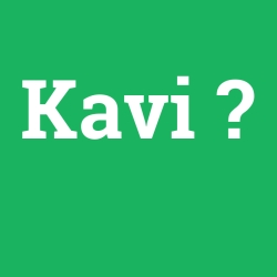 Kavi foto galeri