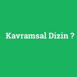 Kavramsal Dizin