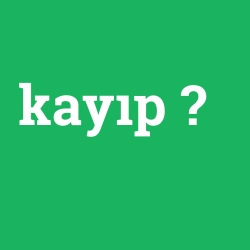 kayıp