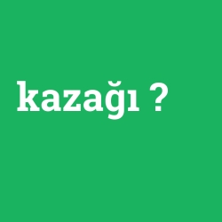 kazağı