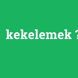 kekelemek