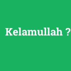 Kelamullah