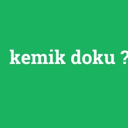 kemik doku