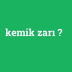 kemik zarı