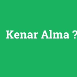Kenar Alma
