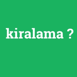 kiralama