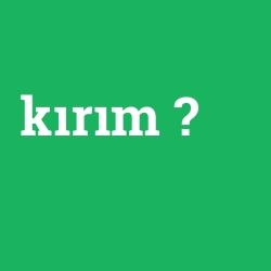 kırım