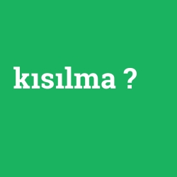 kısılma