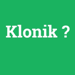 Klonik