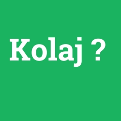 Kolaj foto galeri