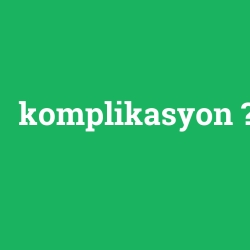 komplikasyon