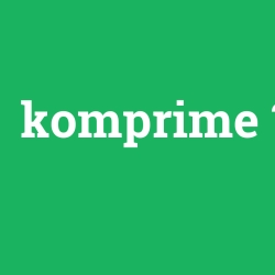 komprime
