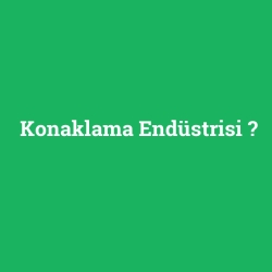 Konaklama Endüstrisi foto galeri