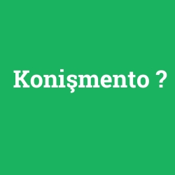 Konişmento