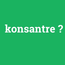 konsantre foto galeri