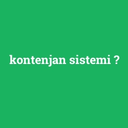 kontenjan sistemi