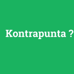 Kontrapunta
