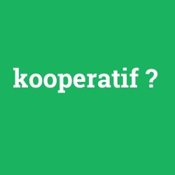 kooperatif