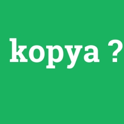 kopya
