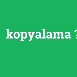 kopyalama