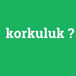 korkuluk