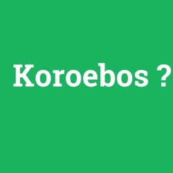 Koroebos