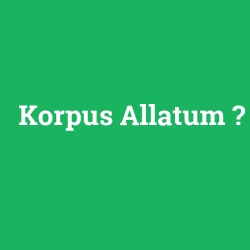 Korpus Allatum foto galeri