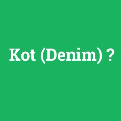 Kot (Denim)
