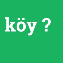 köy