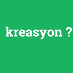 kreasyon