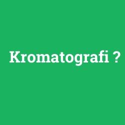 Kromatografi foto galeri