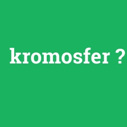 kromosfer