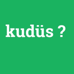 kudüs