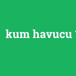 kum havucu
