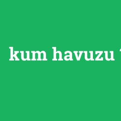 kum havuzu