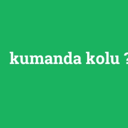 kumanda kolu