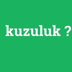 kuzuluk
