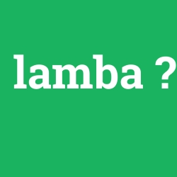 lamba
