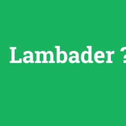 Lambader
