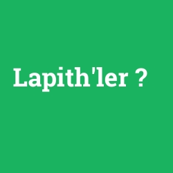Lapith'ler