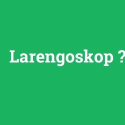 Larengoskop
