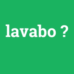 lavabo