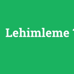 Lehimleme