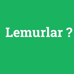 Lemurlar